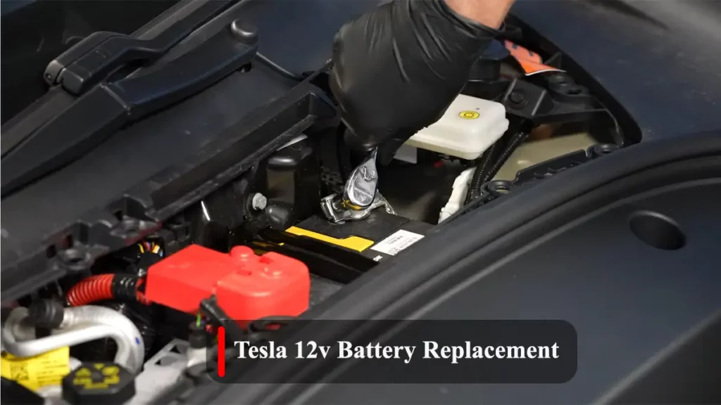 tesla 12v battery replacement