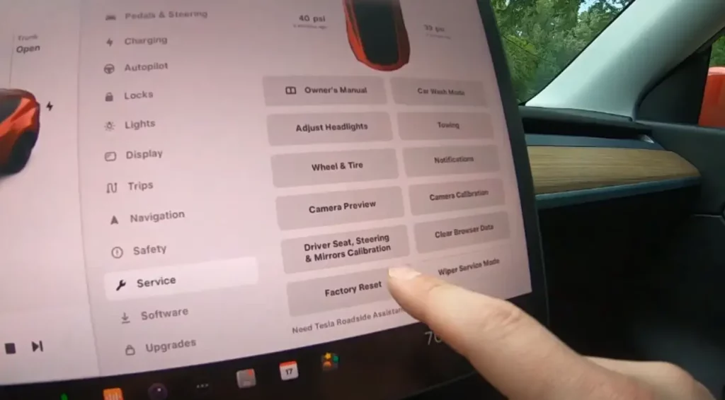 What is a Tesla Factory Reset